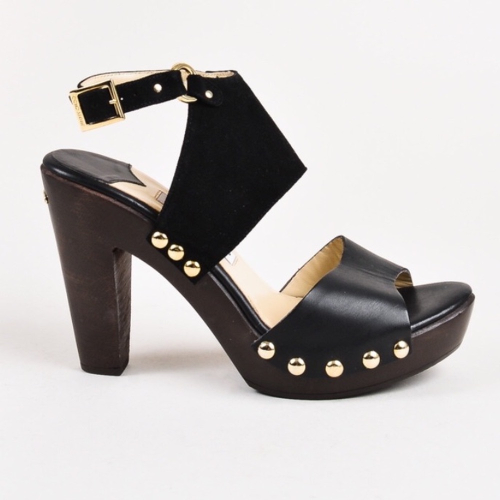 🖤 Jimmy Choo Black Leather Sandals 🖤 Size 38 / 8 / fits like 7 or 7.5